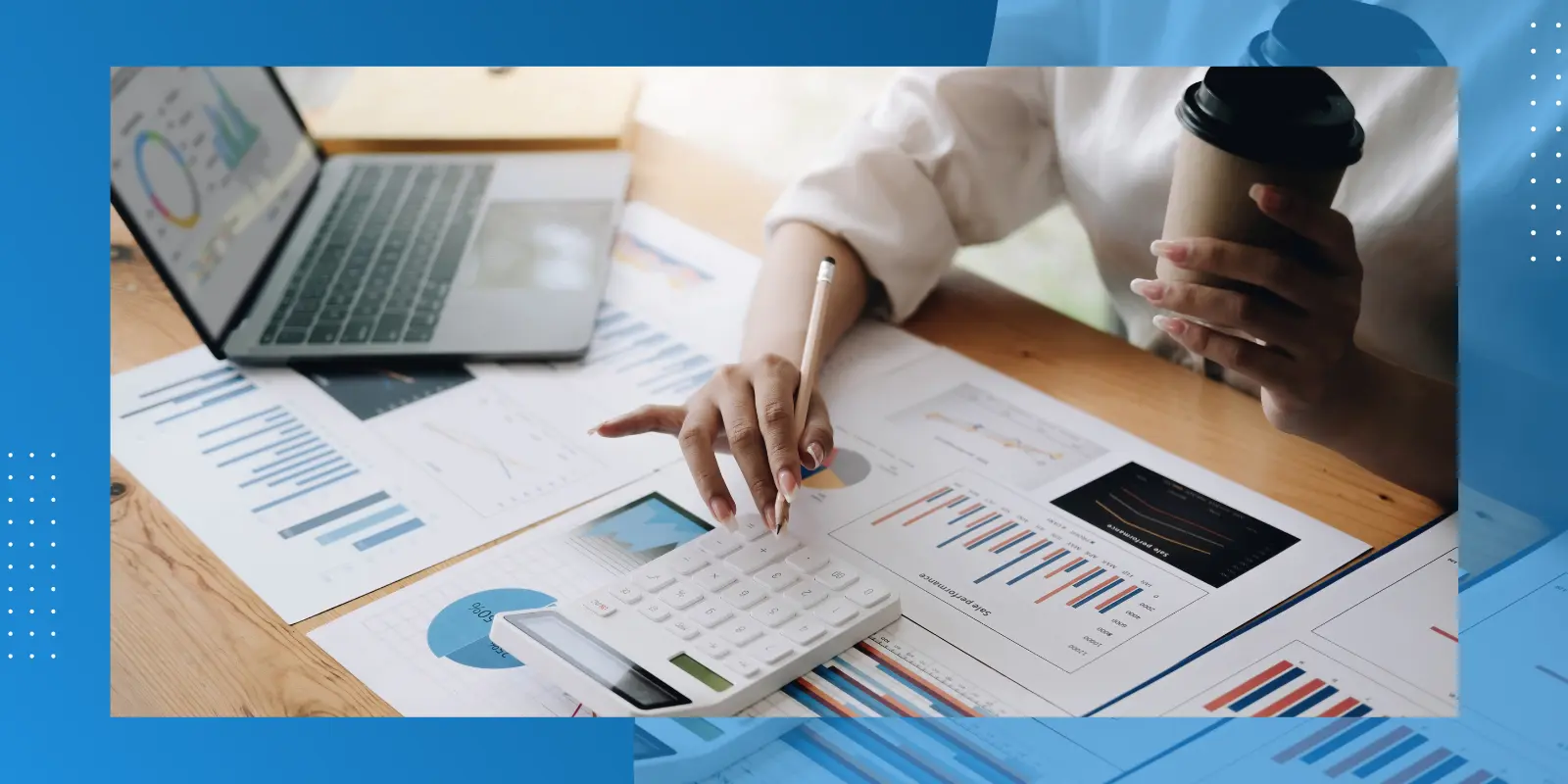 Woman using the best bookkeeping software for small business