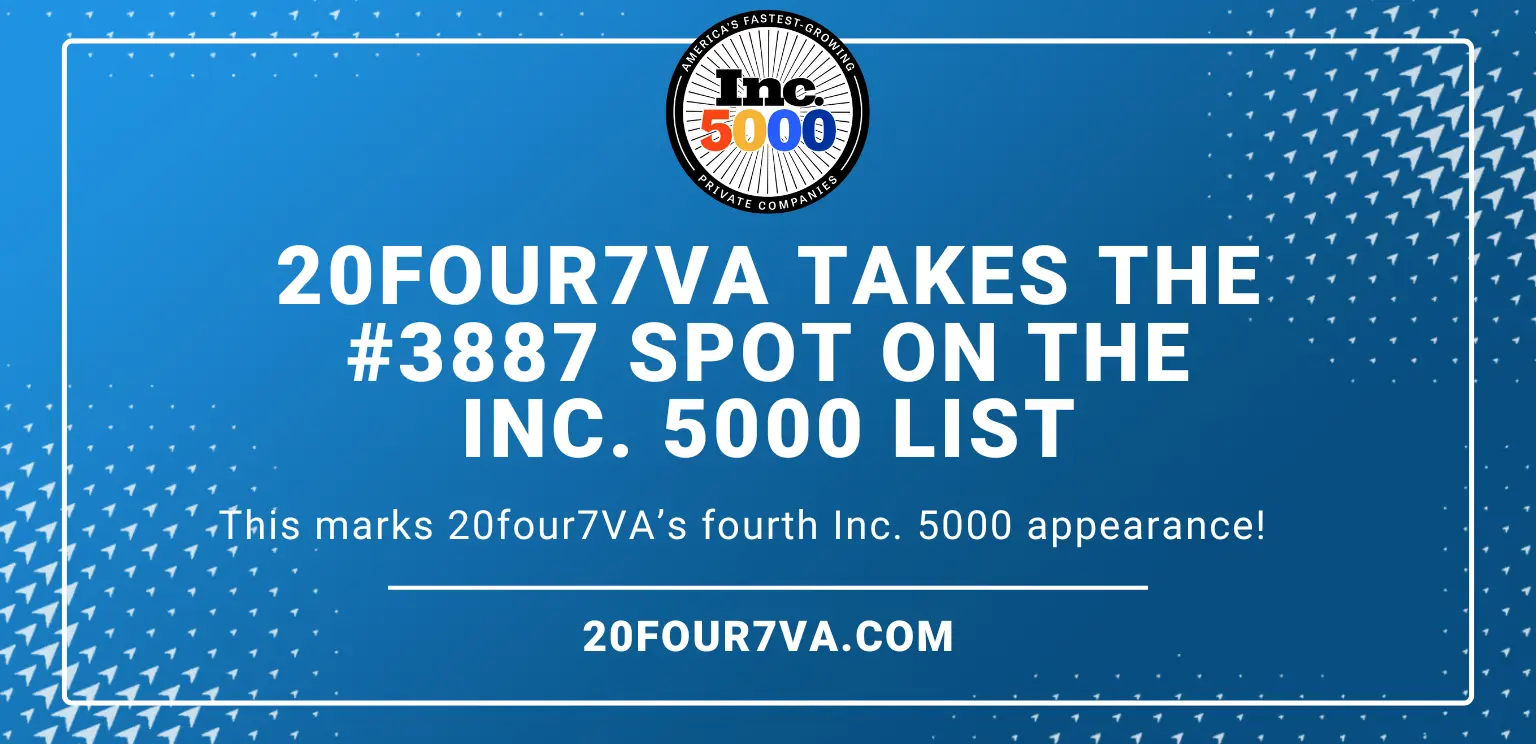20four7VA takes on the #3887 spot on the Inc. 5000 List