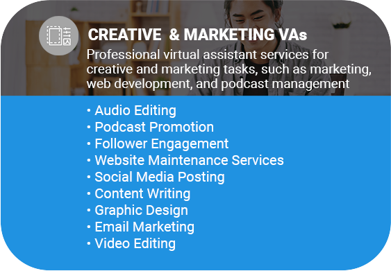 creative marketing virtual assistant
